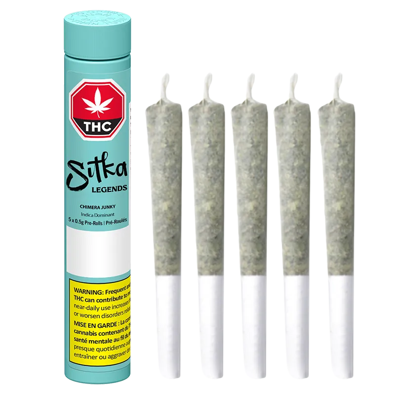 Sitka Legends 2.5 g Chimera Junky PR 5 x 0.5 g Pre-Rolls