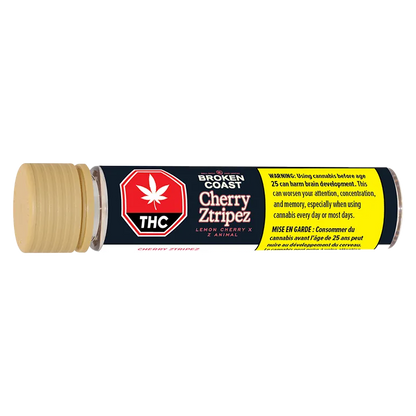 Broken Coast 1 g Cherry Ztripez PR 1 x 1 g Pre-Rolls