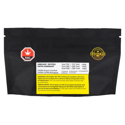Sweetgrass Organic Cannabis 14 g Limelight Flower Petites Flower