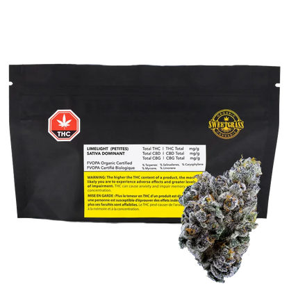 Sweetgrass Organic Cannabis 14 g Limelight Flower Petites Flower