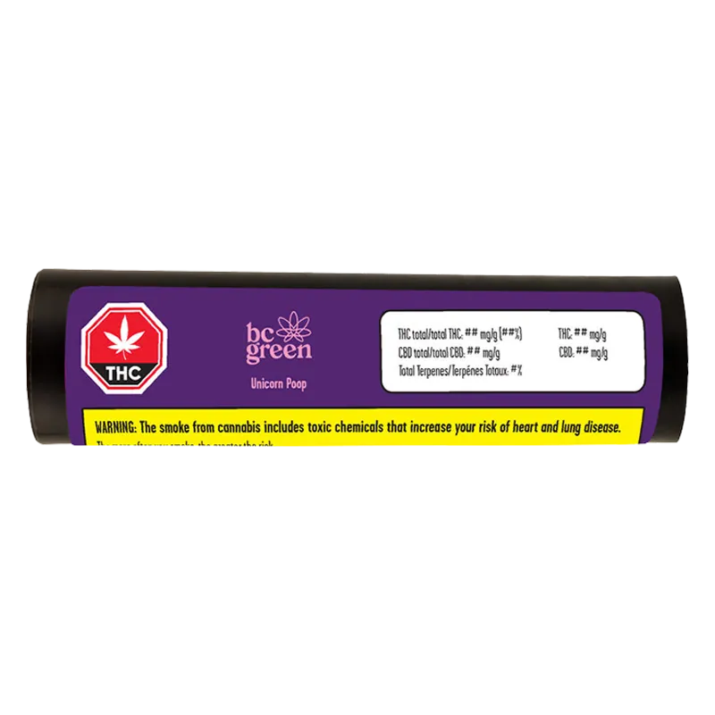 BC Green 5 g Unicorn Poop PR 10 x 0.5 g Pre-Rolls