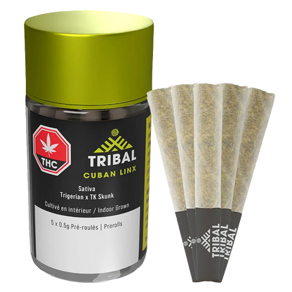 Tribal 2.5 g Cuban Linx PR 5 x 0.5 g Joints