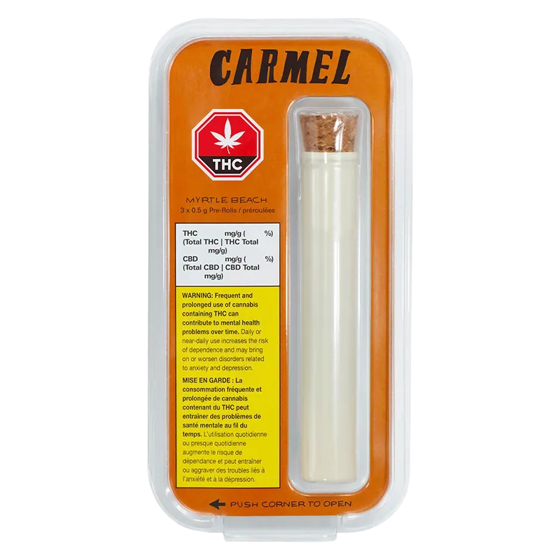 Carmel 1.5 g Myrtle Beach PR 3 x 0.5 g Pre-Rolls