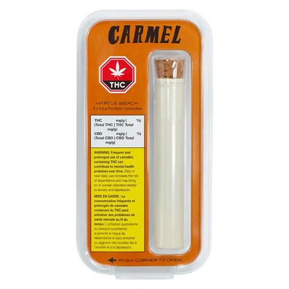 Carmel 1.5 g Myrtle Beach PR 3 x 0.5 g Pre-Rolls