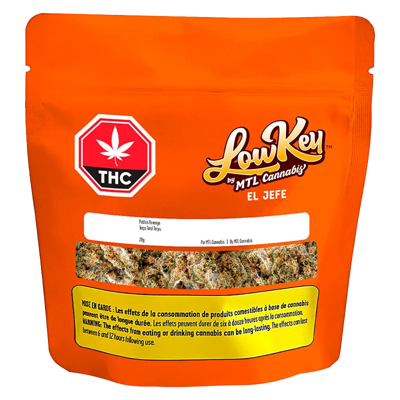 LowKey by MTL Cannabis 28 g El Jefe Flower