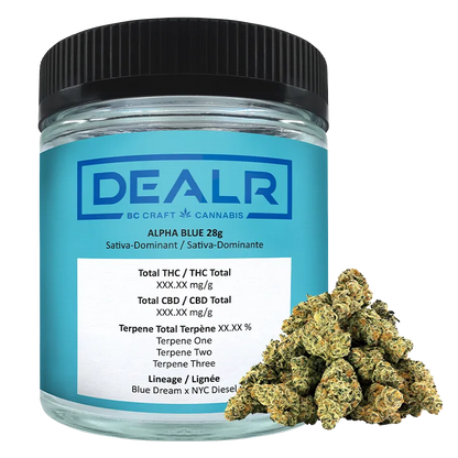 Dealr 28 g Alpha Blue Flower
