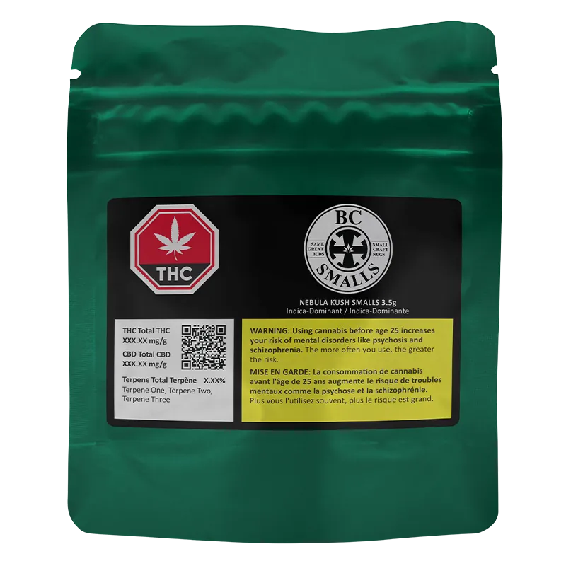 BC Smalls 3.5 g Nebula Kush Smalls Flower