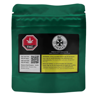 BC Smalls 3.5 g Nebula Kush Smalls Flower