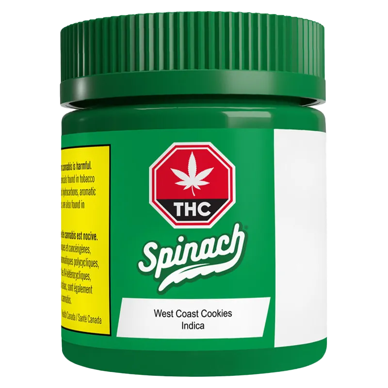 Spinach 3.5 g West Coast Cookies Flower