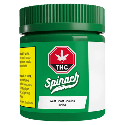 Spinach 3.5 g West Coast Cookies Flower