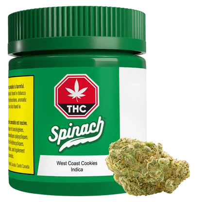 Spinach 3.5 g West Coast Cookies Flower