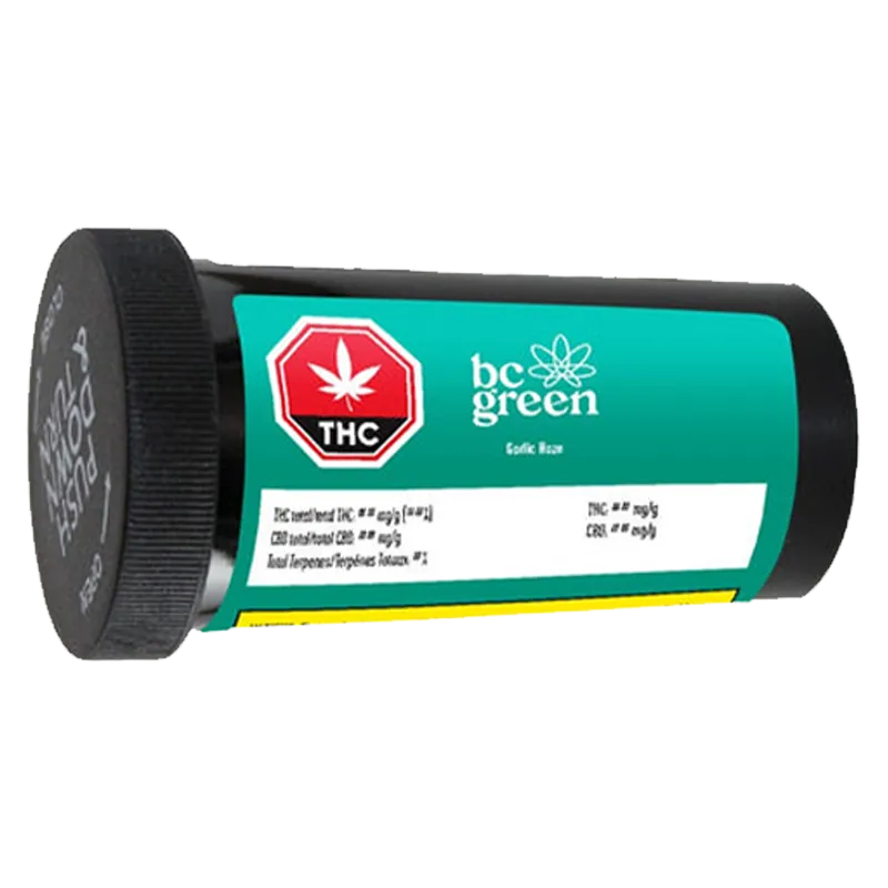 BC Green 10 g Garlic Haze PR 20 x 0.5 g Pre-Rolls