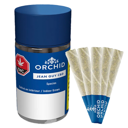 Orchid CBD 2.5 g Jean Guy CBD PR 5 x 0.5 g Pre-Rolls