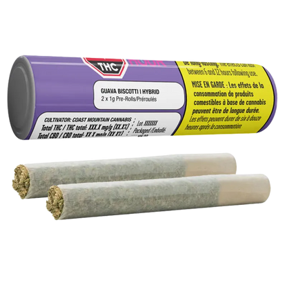Happy Hour 2 g Guava Biscotti PR 2 x 1 g Pre-Rolls