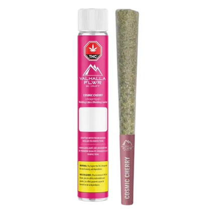 Valhalla Flwr 1 g Cosmic Cherry PR  1 x 1 g Pre-Rolls