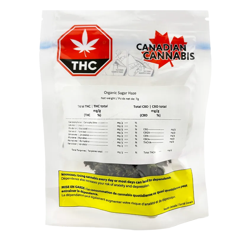 Cannadian Cannabis 7 g Sugar Haze Flower