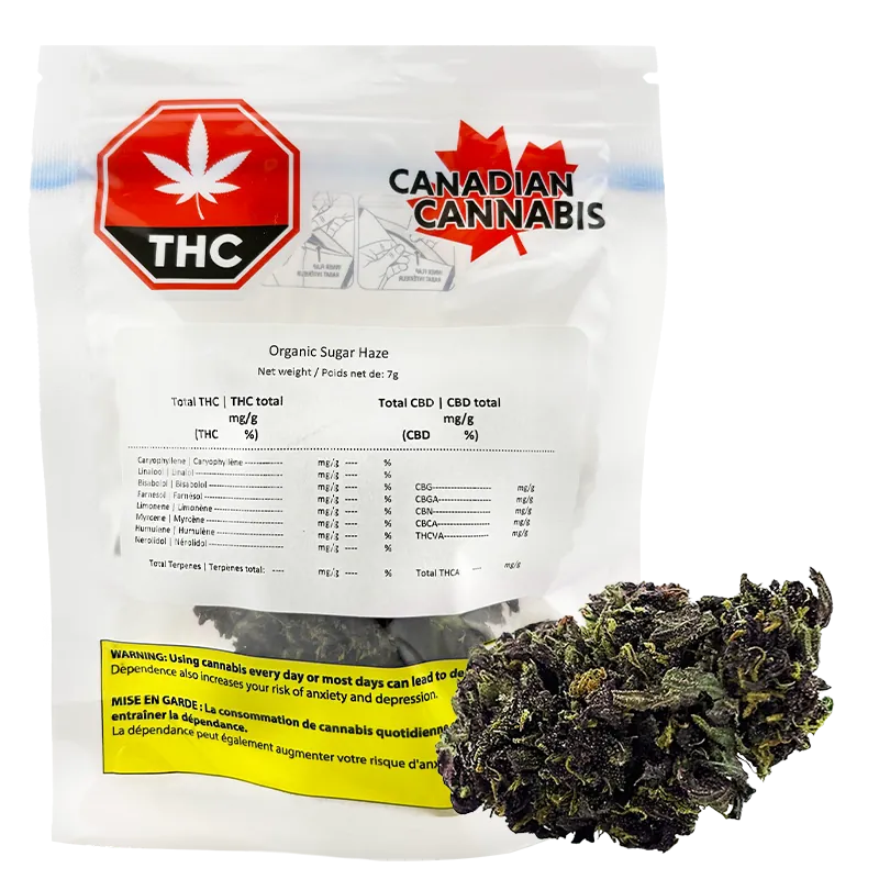 Cannadian Cannabis 7 g Sugar Haze Flower
