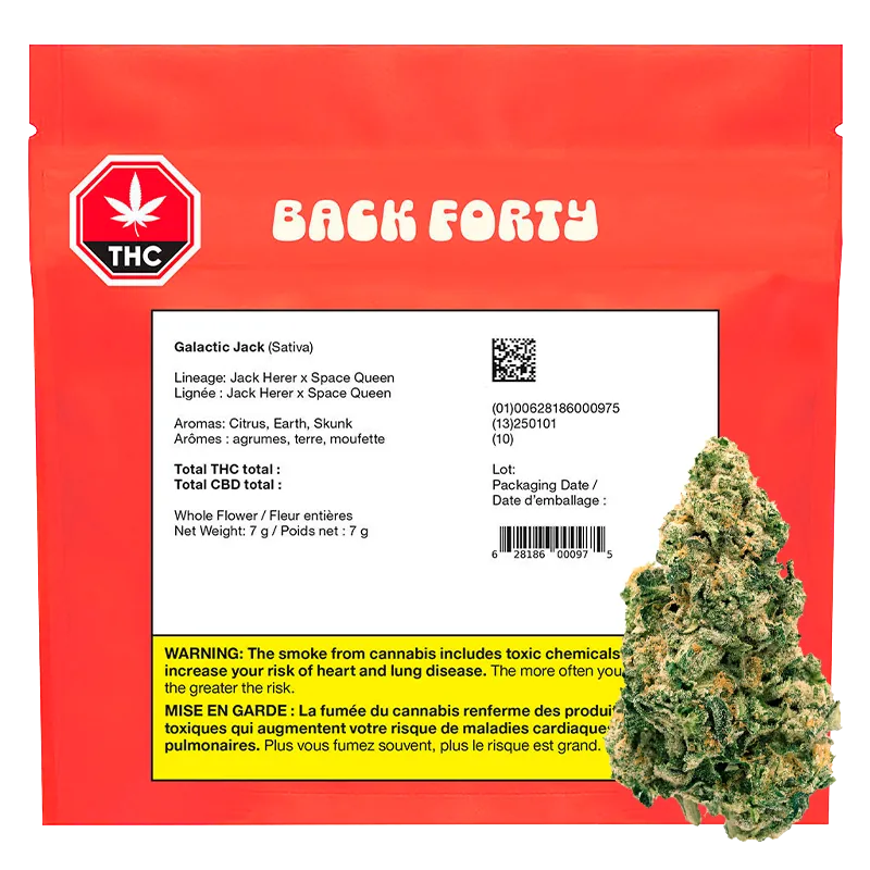 Back Forty 7 g Galactic Jack Flower