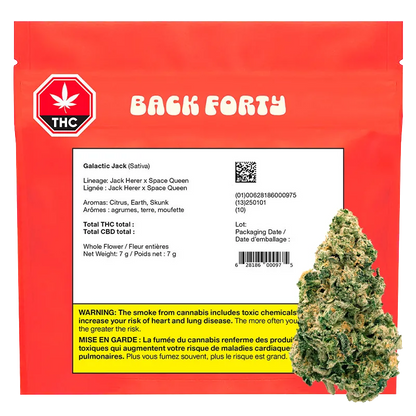 Back Forty 7 g Galactic Jack Flower