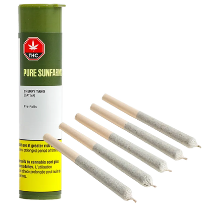 Pure Sunfarms 2.5 g Cherry Tang PR 5 x 0.5 g Pre-Rolls