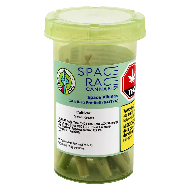 Space Race Cannabis 5 g Space Vikings PR 10 x 0.5 g Pre-Rolls