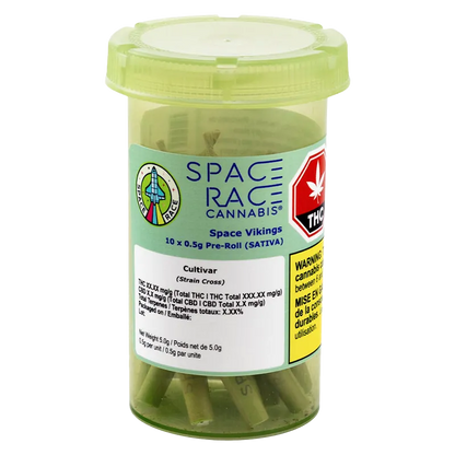 Space Race Cannabis 5 g Space Vikings PR 10 x 0.5 g Pre-Rolls