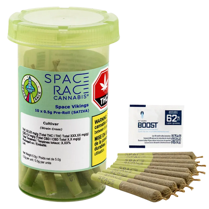 Space Race Cannabis 5 g Space Vikings PR 10 x 0.5 g Pre-Rolls