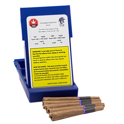 Virtue Cannabis 2.5 g Champagne Supernova PR 5 x 0.5 g Pre-Rolls