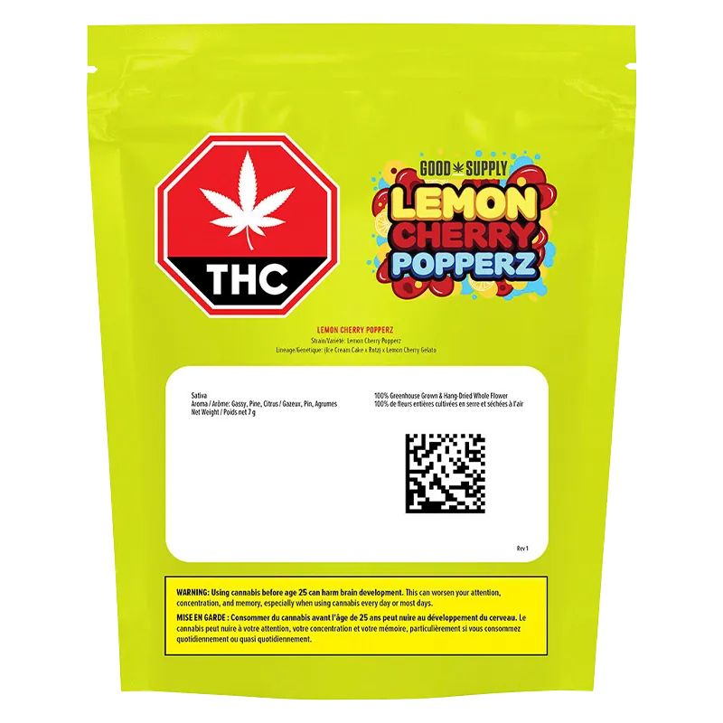 Good Supply 7 g Lemon Cherry Popperz Flower