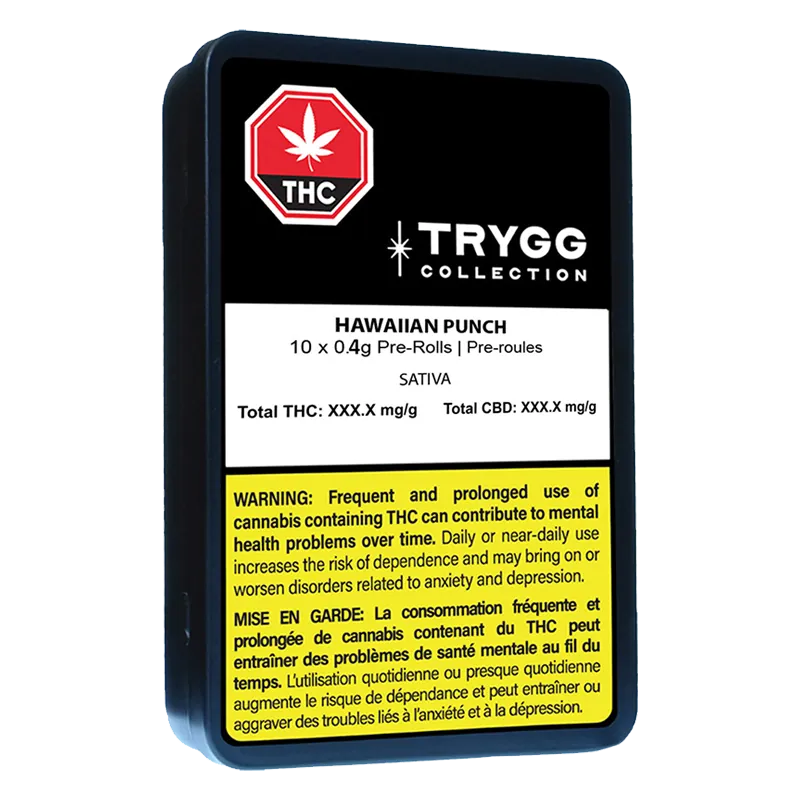 Trygg 4 g Hawaiian Punch PR 10 x 0.4 g Pre-Rolls