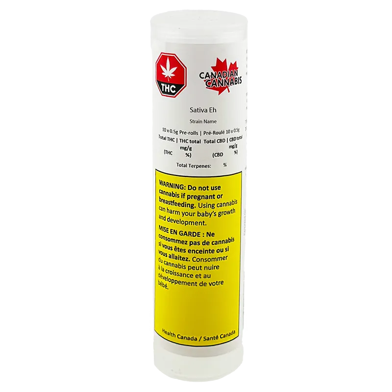 Canadian Cannabis 5 g Sativa Eh! PR 10 x 0.5 g Joints