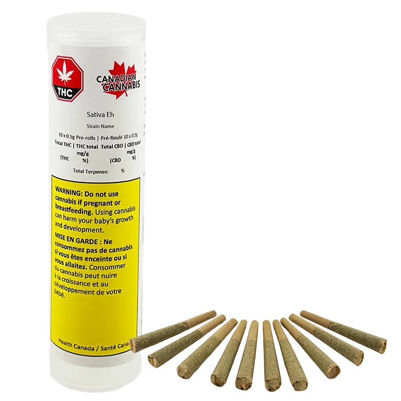 Canadian Cannabis 5 g Sativa Eh! PR 10 x 0.5 g Joints