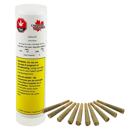 Canadian Cannabis 5 g Sativa Eh! PR 10 x 0.5 g Joints