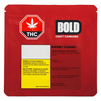 Bold 7 g Sherbert Cookies Whole Flower