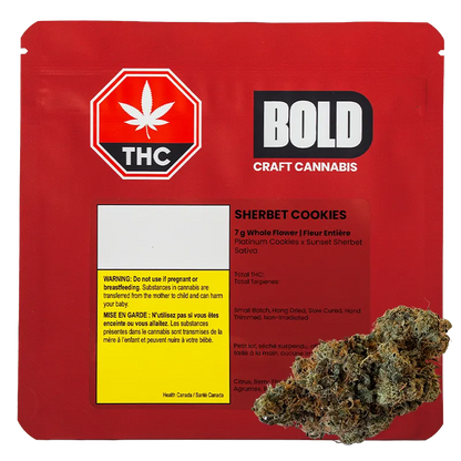 Bold 7 g Sherbert Cookies Whole Flower