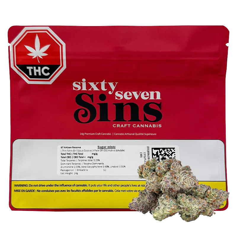 Sixty Seven Sins 14 g 67 Artisan Reserve Flower