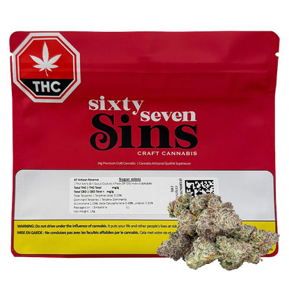 Sixty Seven Sins 14 g 67 Artisan Reserve Flower