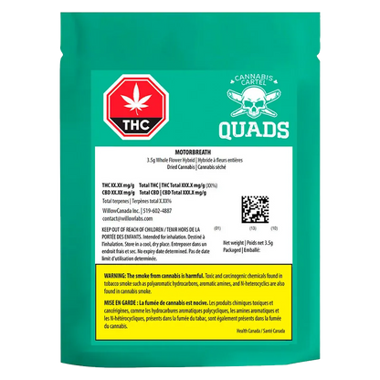 Cannabis Cartel Quads 3.5 g Motorbreath Flower