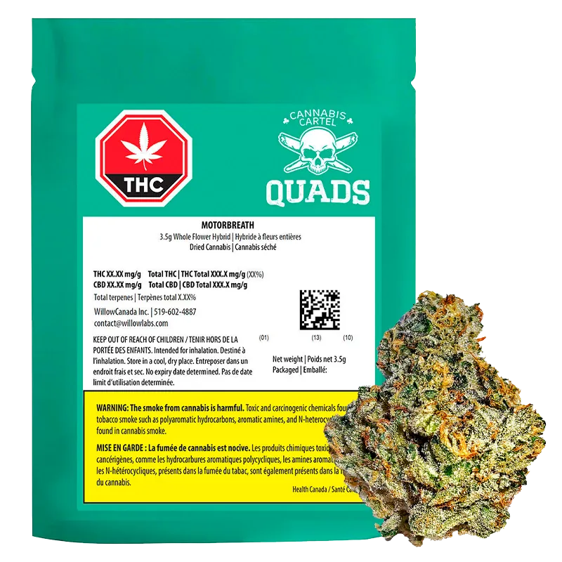 Cannabis Cartel Quads 3.5 g Motorbreath Flower