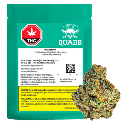 Cannabis Cartel Quads 3.5 g Motorbreath Flower