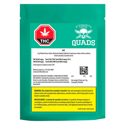 Cannabis Cartel Quads 3.5 g GSC Flower