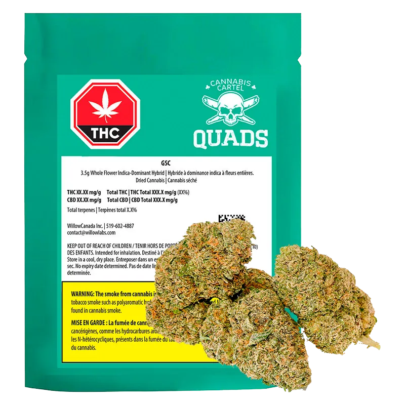 Cannabis Cartel Quads 3.5 g GSC Flower