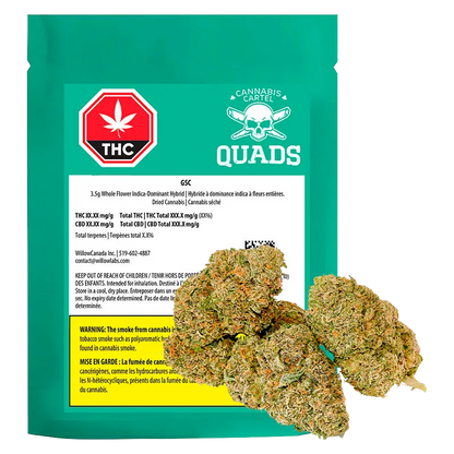 Cannabis Cartel Quads 3.5 g GSC Flower