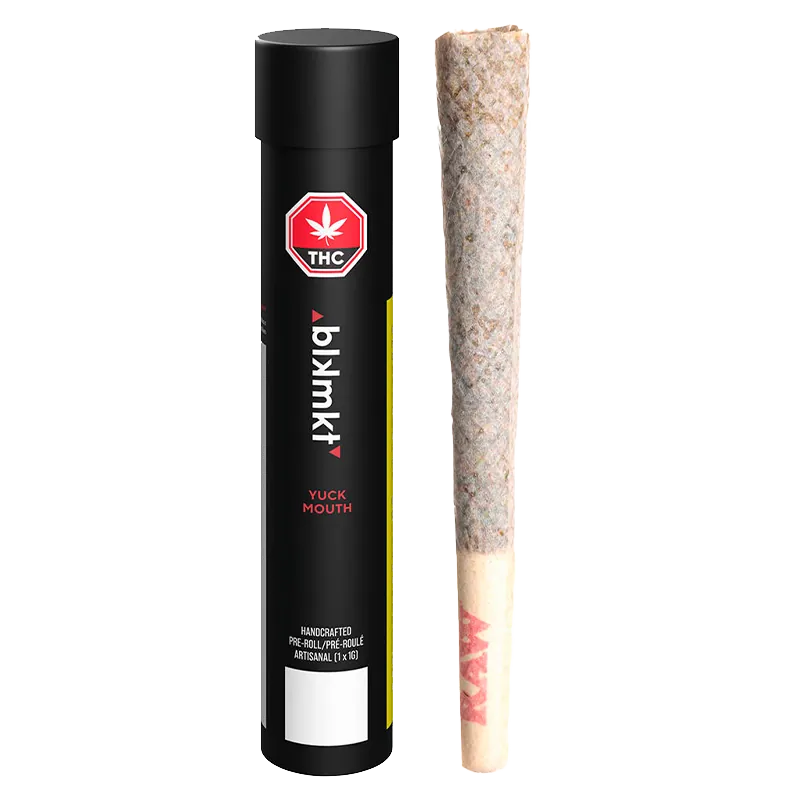 BLK MKT 1 g Yuck Mouth PR 1 x 1 g Pre-Rolls