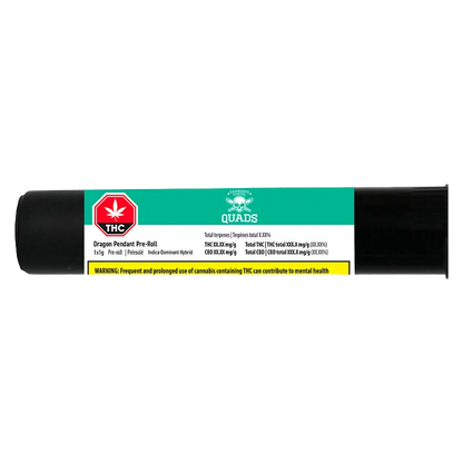 Cannabis Cartel Quads 1 g Dragon Pendant PR 1 x 1 g Pre-Rolls