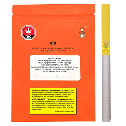 Ohja 3.5 g Goji OG PR 10 x 0.35 g Pre-Rolls