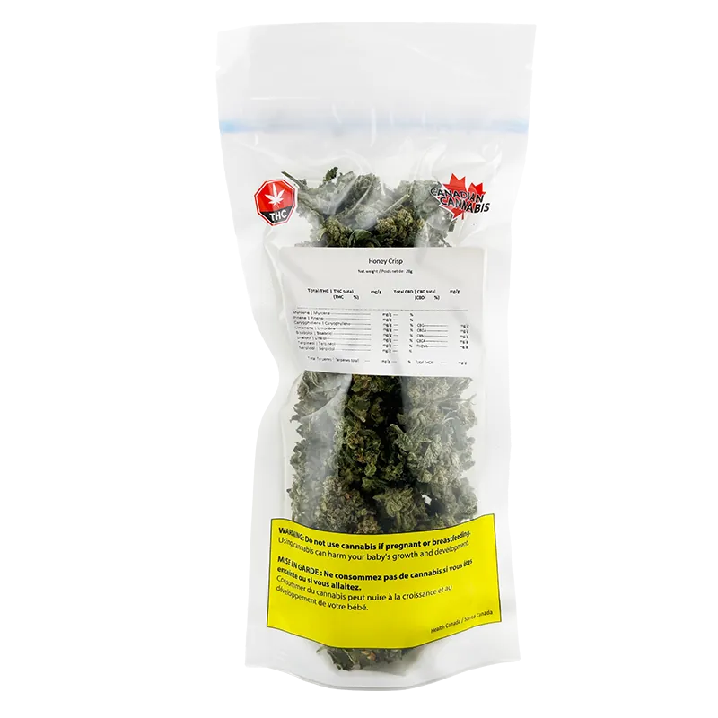 Canadian Cannabis 28 g Organic Honey Crisp Flower