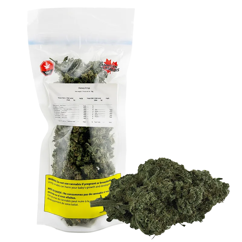 Canadian Cannabis 28 g Organic Honey Crisp Flower