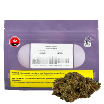 Virtue Cannabis 28 g Champagne Supernova Flower