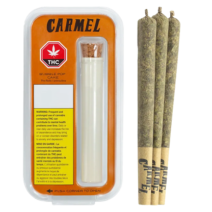 Carmel 1.5 g Bubble Pop Cake PR 3 x 0.5 g Pre-Rolls